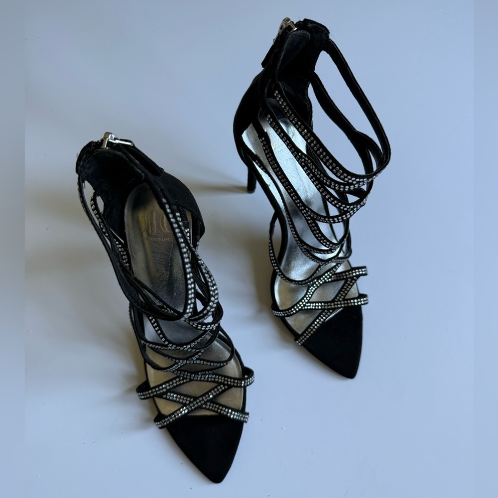 JLo Jennifer Lopez Torrie Sandal Stiletto Heels - Sz 8 - Picture 6 of 11